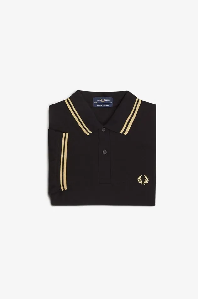 Men The Fred Perry Shirt Fred Perry M12 Blackchampagnechampagne