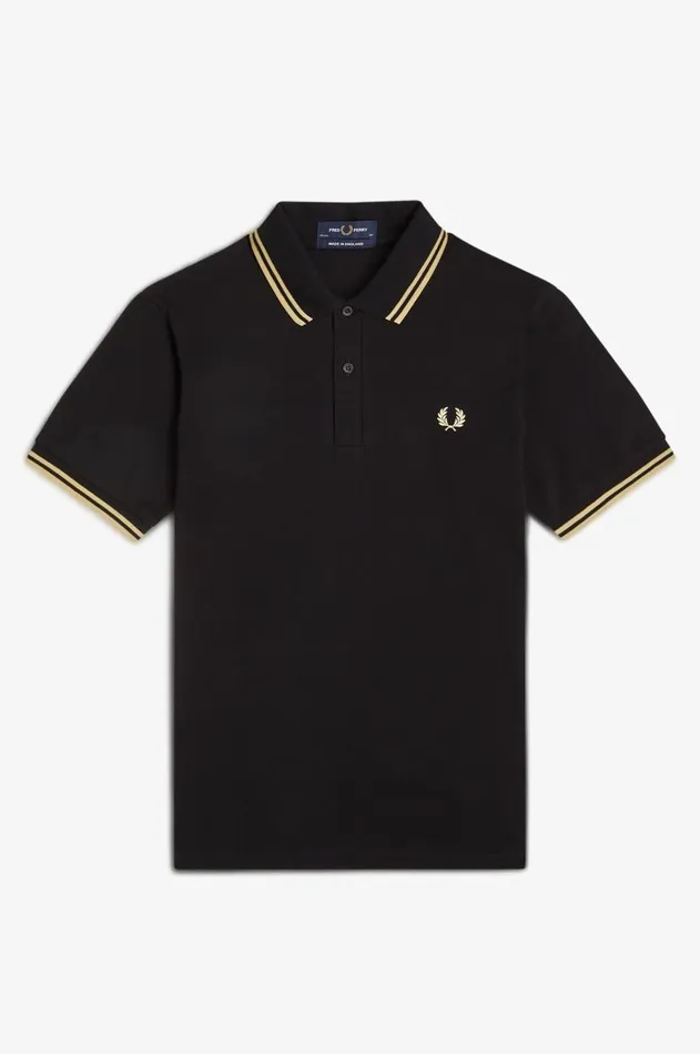 Men The Fred Perry Shirt Fred Perry M12 Blackchampagnechampagne