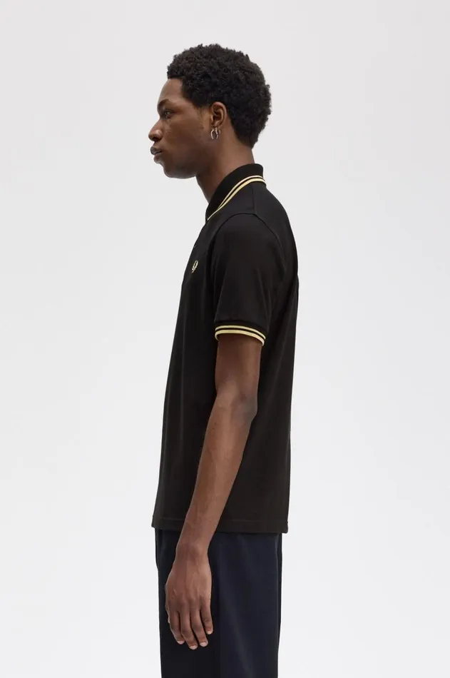Men The Fred Perry Shirt Fred Perry M12 Blackchampagnechampagne