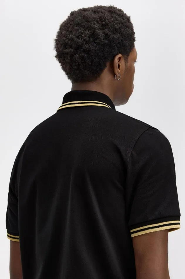 Men The Fred Perry Shirt Fred Perry M12 Blackchampagnechampagne