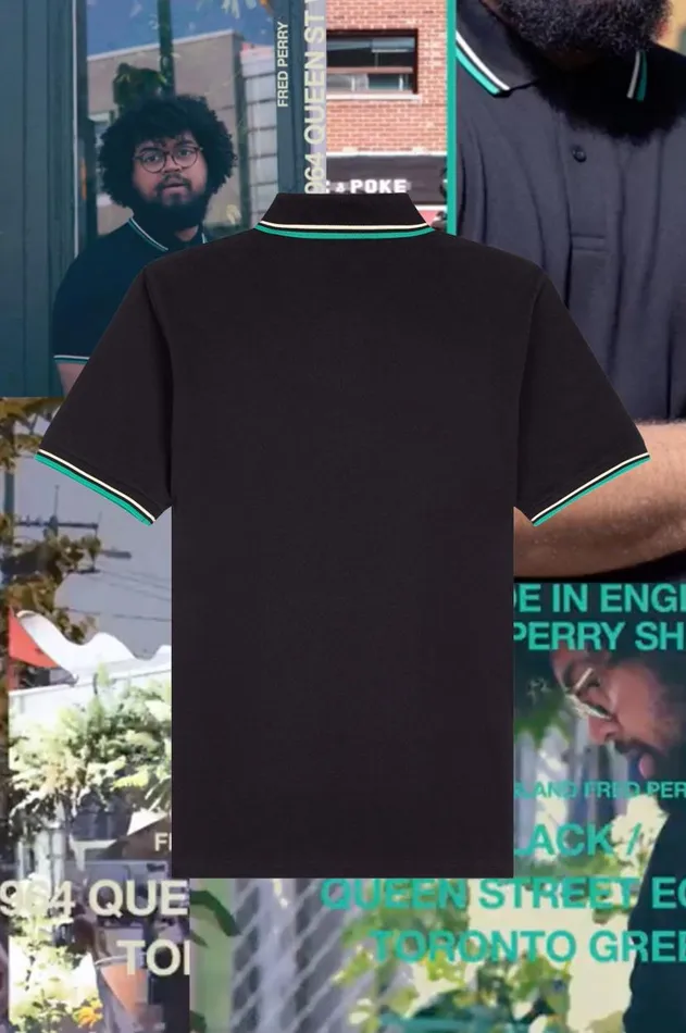 Men The Fred Perry Shirt Fred Perry M12 Blackqueen Streettoronto Green