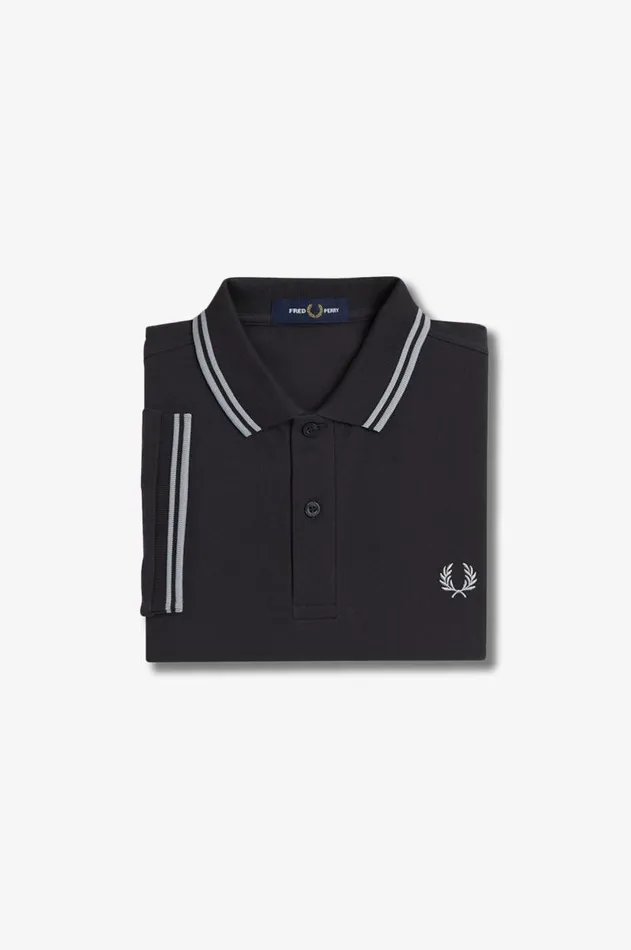 Men The Fred Perry Shirt Fred Perry M3600 Anchor Greylimestonelimestone