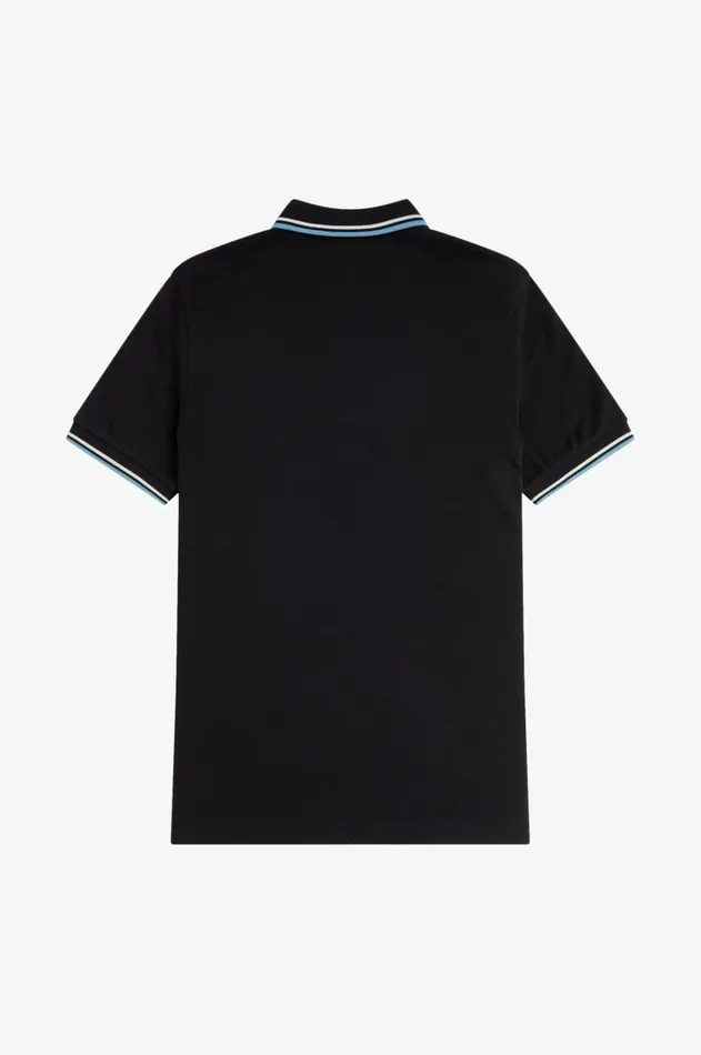 Men The Fred Perry Shirt Fred Perry M3600 Blackecrusoft Blue