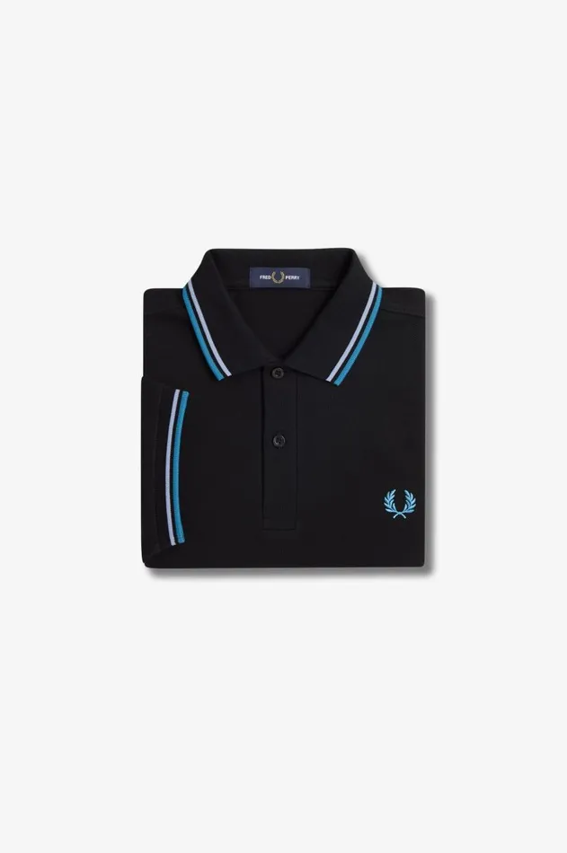 Men The Fred Perry Shirt Fred Perry M3600 Blacklight Smokerunaway Bay Ocean