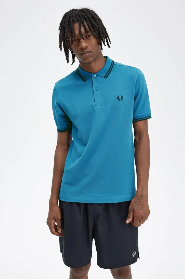 Men The Fred Perry Shirt Fred Perry M3600 Runaway Bay Oceannavynavy