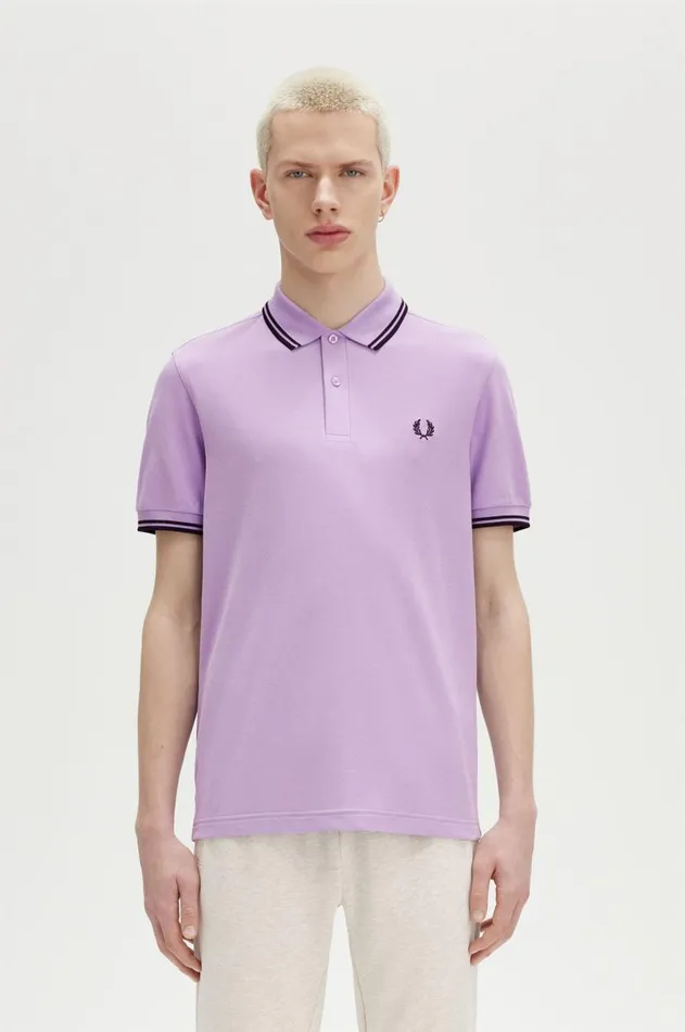 Men The Fred Perry Shirt Fred Perry M3600 Ultra Violetnavynavy