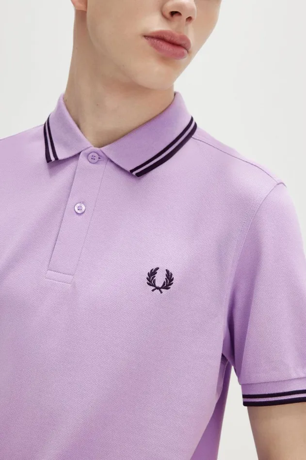 Men The Fred Perry Shirt Fred Perry M3600 Ultra Violetnavynavy