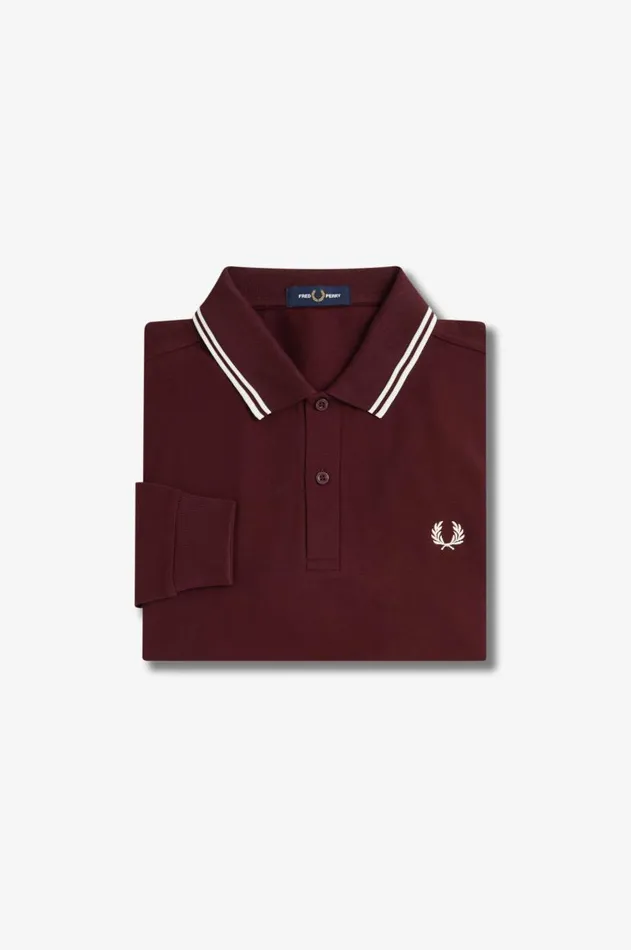 Men The Fred Perry Shirt Fred Perry M3636 Oxbloodecruecru