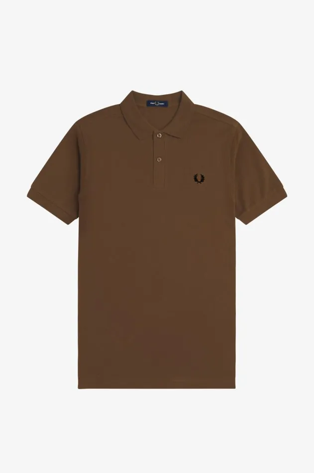 Men The Fred Perry Shirt Fred Perry M6000 Burnt Tobaccoblack