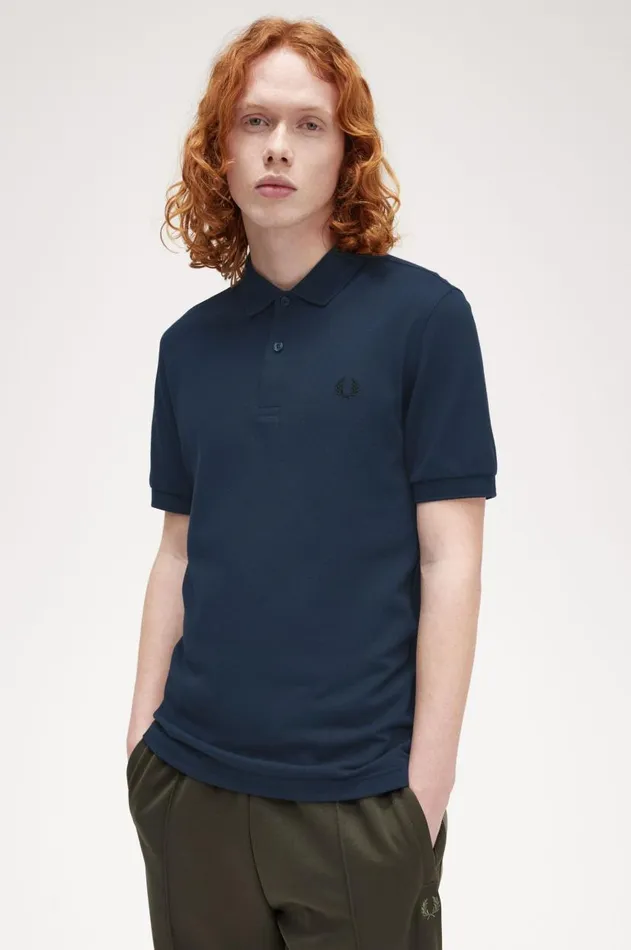Men The Fred Perry Shirt Fred Perry M6000 Dark Carbonblack