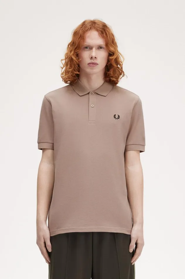 Men The Fred Perry Shirt Fred Perry M6000 Dark Pinkblack
