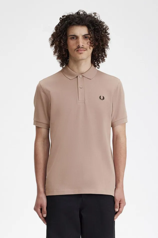 Men The Fred Perry Shirt Fred Perry M6000 Dark Pinkblack
