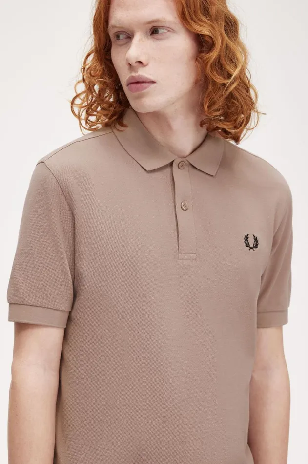 Men The Fred Perry Shirt Fred Perry M6000 Dark Pinkblack