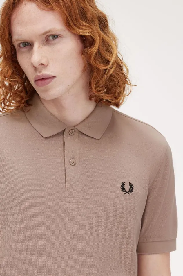 Men The Fred Perry Shirt Fred Perry M6000 Dark Pinkblack
