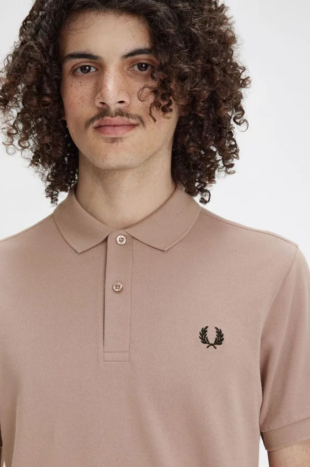 Men The Fred Perry Shirt Fred Perry M6000 Dark Pinkblack