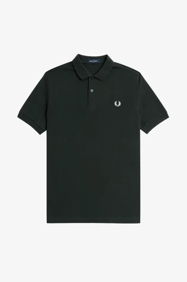 Men The Fred Perry Shirt Fred Perry M6000 Night Greensnow White