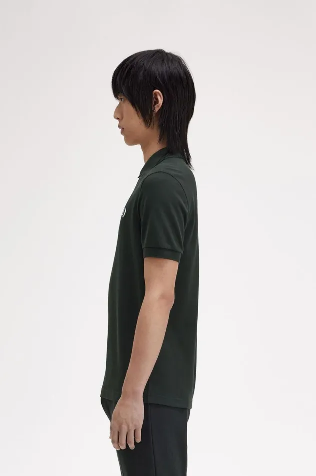 Men The Fred Perry Shirt Fred Perry M6000 Night Greensnow White