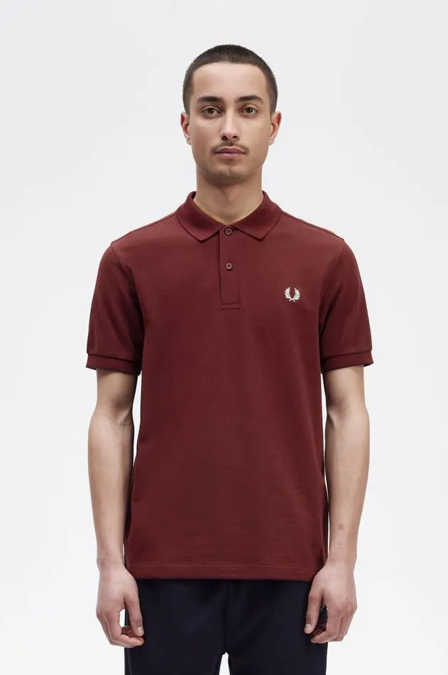 Men The Fred Perry Shirt Fred Perry M6000 Oxbloodecru