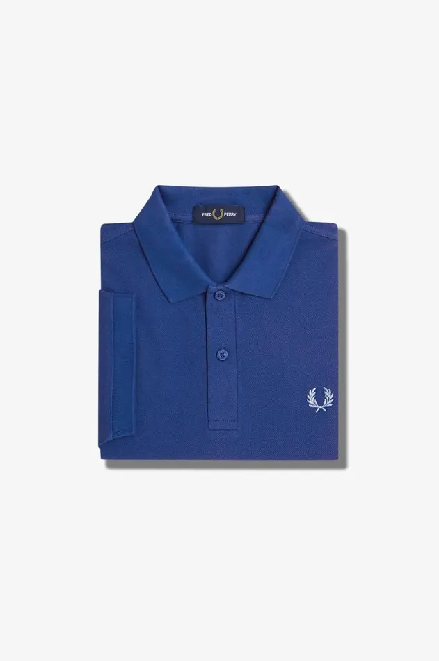 Men The Fred Perry Shirt Fred Perry M6000 Shaded Cobaltligth Smoke