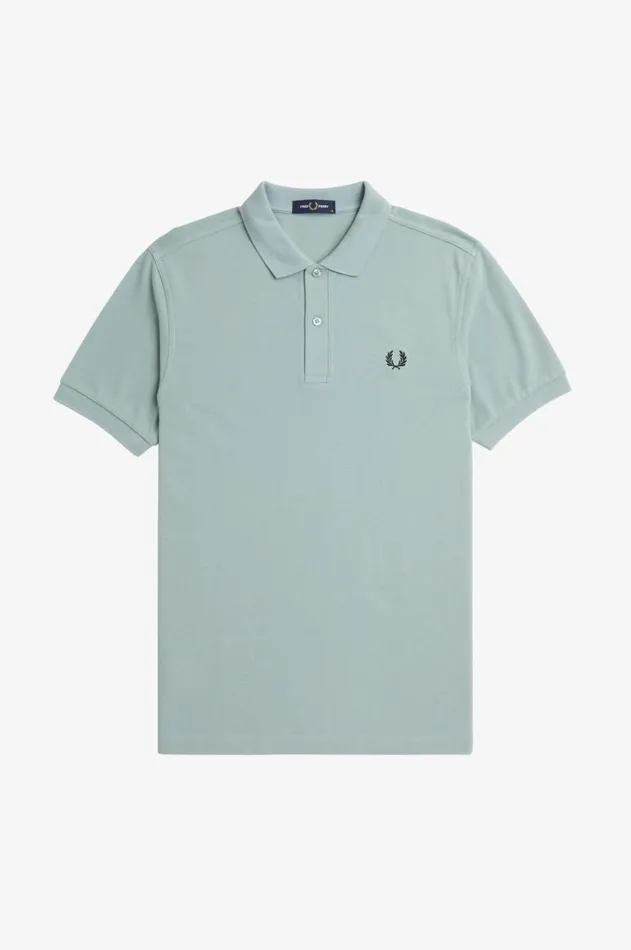 Men The Fred Perry Shirt Fred Perry M6000 Silver Blueblack