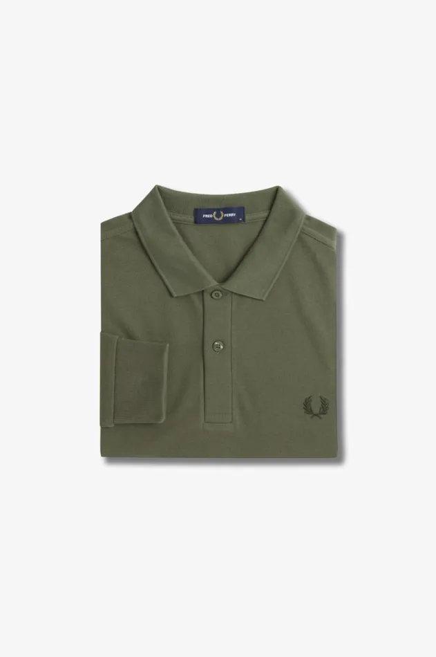 Men The Fred Perry Shirt Fred Perry M6006 Laurel Wreath Greennight Green