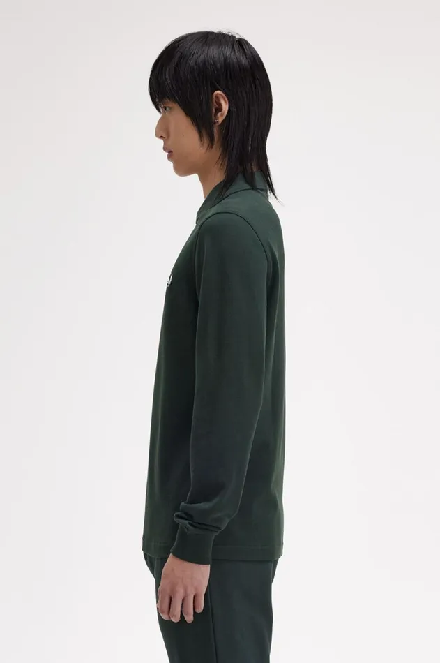 Men The Fred Perry Shirt Fred Perry M6006 Nightgreensnow White