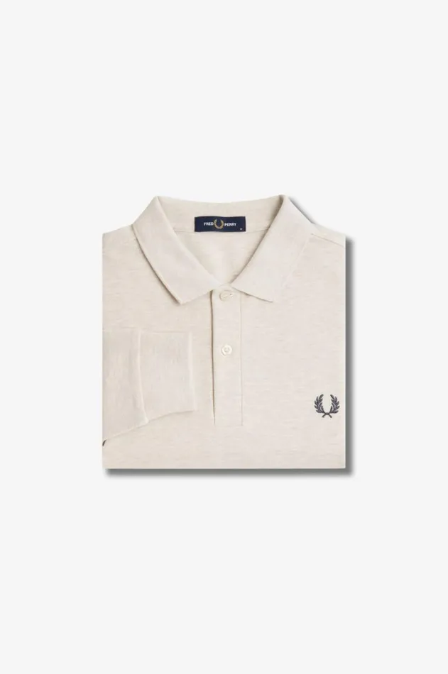 Men The Fred Perry Shirt Fred Perry M6006 Porridge Marlanchor Grey