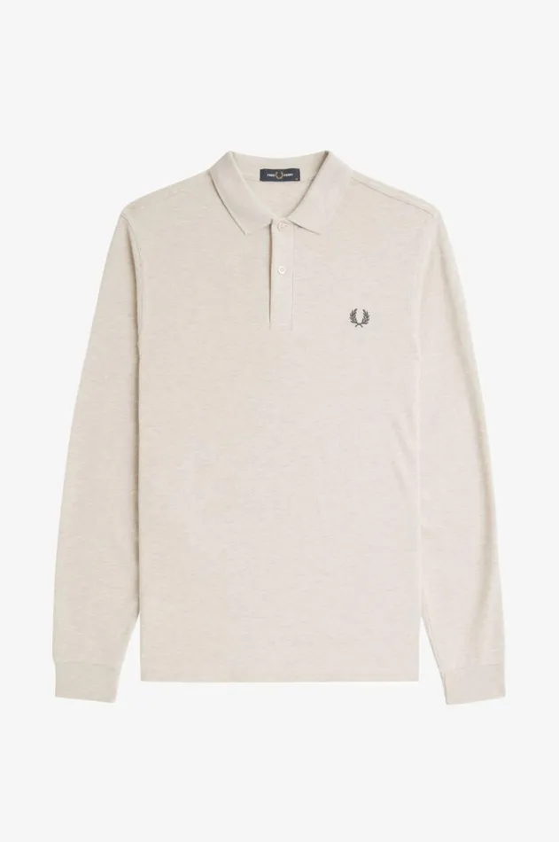 Men The Fred Perry Shirt Fred Perry M6006 Porridge Marlanchor Grey