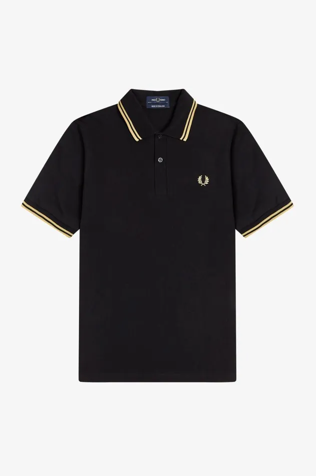 Men The Fred Perry Shirt Fred Perry Tokyo M12 Blackchampagnechampagne