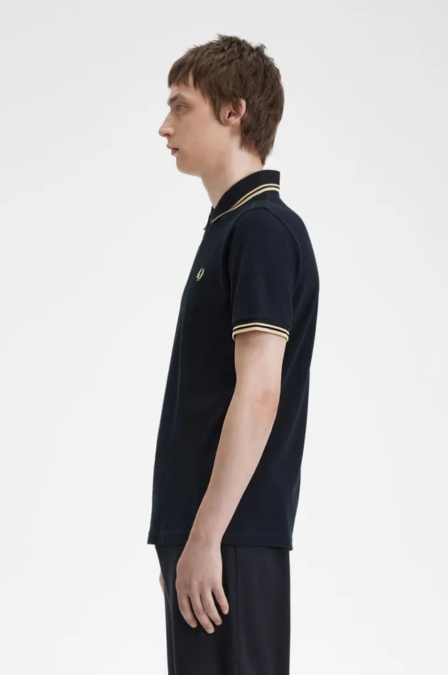 Men The Fred Perry Shirt Fred Perry Tokyo M12 Blackchampagnechampagne