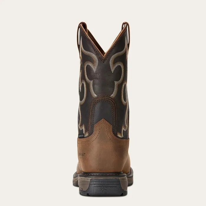 Men Waterproof Boots Ariat WorkHog Wide Square Toe 400g Waterproof Composite Toe Work Boot Rye Brown Men Waterproof Boots Ariat WorkHog Wide Square Toe 400g Waterproof Composite Toe Work Boot Rye Brown