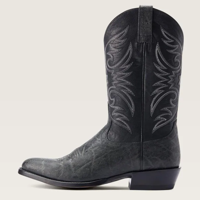 Men Western Boots Ariat Bankroll Western Boot Black Elephant Print