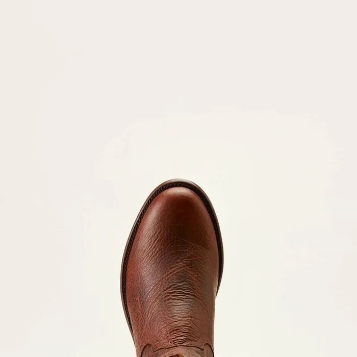 Men Western Boots Ariat Bench Made Clanton Western Boot Saddle Brown Bison Men Western Boots Ariat Bench Made Clanton Western Boot Saddle Brown Bison