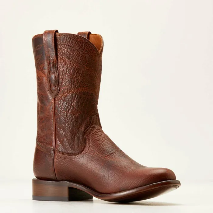 Men Western Boots Ariat Bench Made Clanton Western Boot Saddle Brown Bison Men Western Boots Ariat Bench Made Clanton Western Boot Saddle Brown Bison