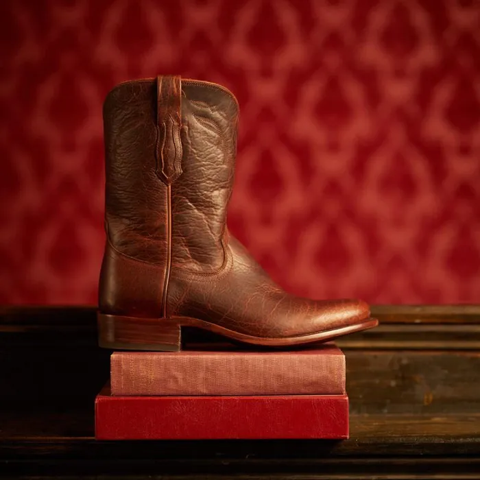 Men Western Boots Ariat Bench Made Clanton Western Boot Saddle Brown Bison Men Western Boots Ariat Bench Made Clanton Western Boot Saddle Brown Bison