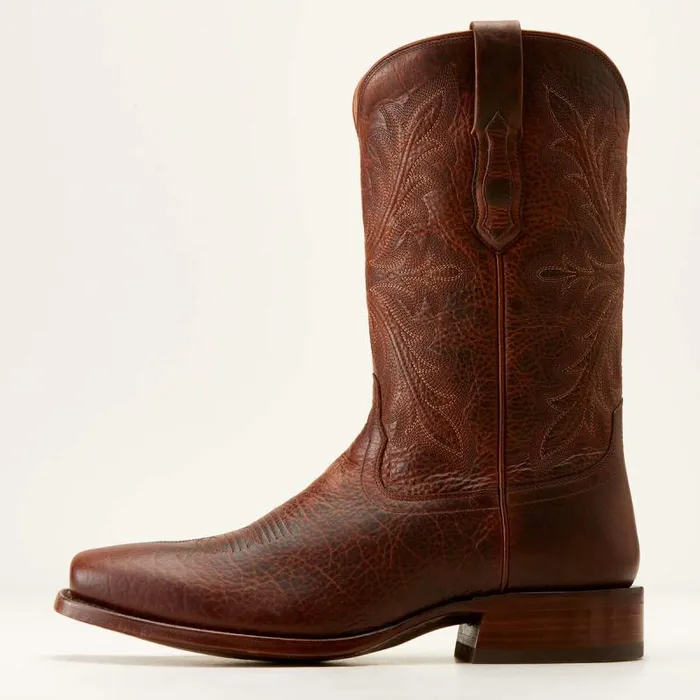 Men Western Boots Ariat Bench Made Stilwell Cowboy Boot Saddle Brown Bison Men Western Boots Ariat Bench Made Stilwell Cowboy Boot Saddle Brown Bison