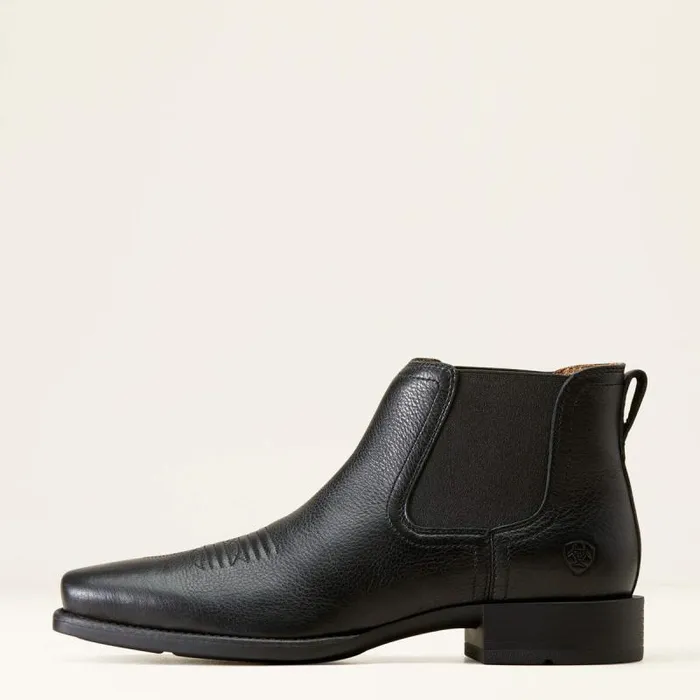 Men Western Boots Ariat Booker Ultra Square Toe Western Boot Black Deertan Men Western Boots Ariat Booker Ultra Square Toe Western Boot Black Deertan