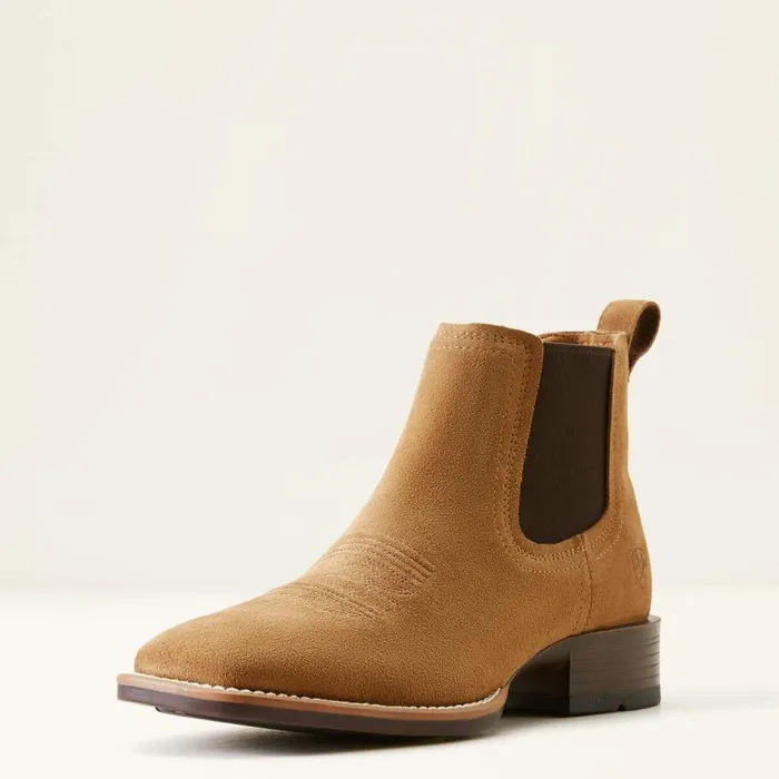 Men Western Boots Ariat Booker Ultra Western Boot Dijon Suede