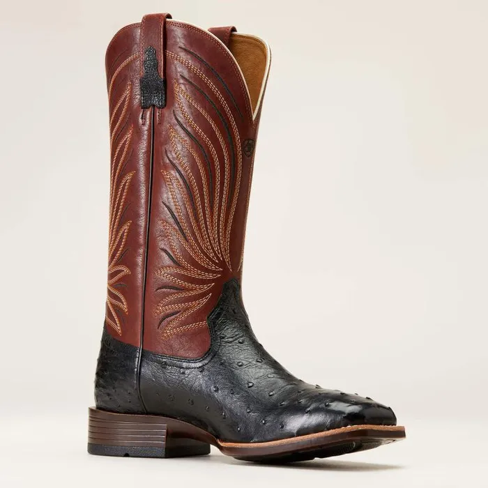 Men Western Boots Ariat Brandin039 Ultra Western Boot Jet Black Full Quill Ostrich Men Western Boots Ariat Brandin039 Ultra Western Boot Jet Black Full Quill Ostrich
