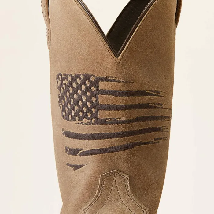 Men Western Boots Ariat Circuit Patriot Western Boot Burned Grey Roughout Men Western Boots Ariat Circuit Patriot Western Boot Burned Grey Roughout