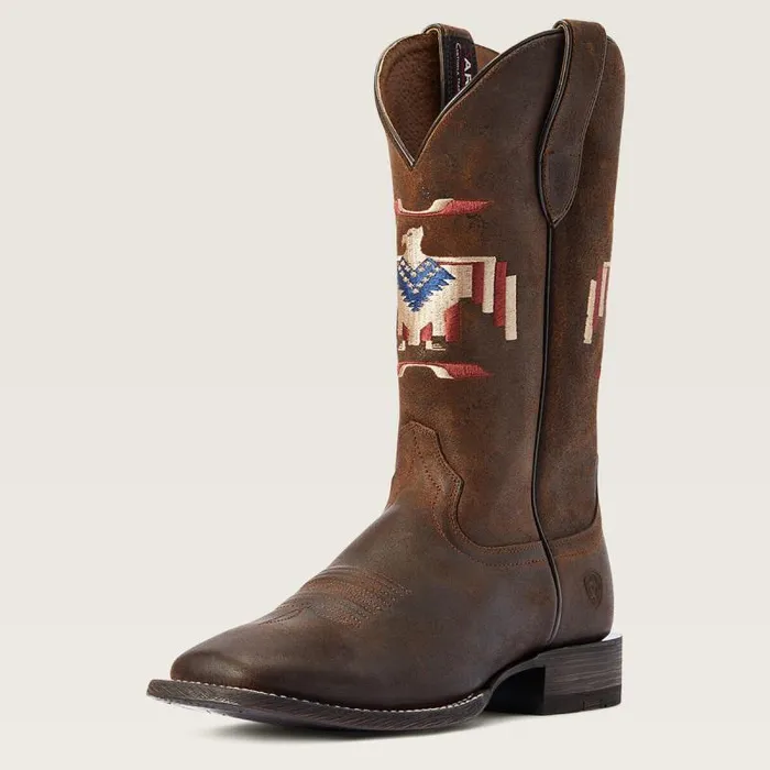 Men Western Boots Ariat Circuit Thunderbird Chimayo Western Boot Saddle Up Brown Men Western Boots Ariat Circuit Thunderbird Chimayo Western Boot Saddle Up Brown