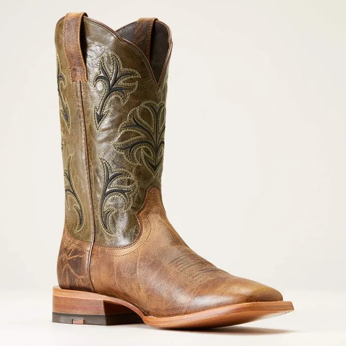 Men Western Boots Ariat Cowboss Western Boot Crinkled Brown Men Western Boots Ariat Cowboss Western Boot Crinkled Brown