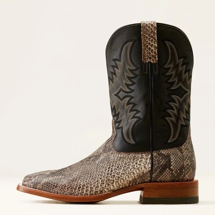 Men Western Boots Ariat Dry Gulch Cowboy Boot Tan Pythonancient Black Men Western Boots Ariat Dry Gulch Cowboy Boot Tan Pythonancient Black