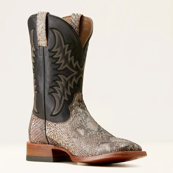 Men Western Boots Ariat Dry Gulch Cowboy Boot Tan Pythonancient Black Men Western Boots Ariat Dry Gulch Cowboy Boot Tan Pythonancient Black