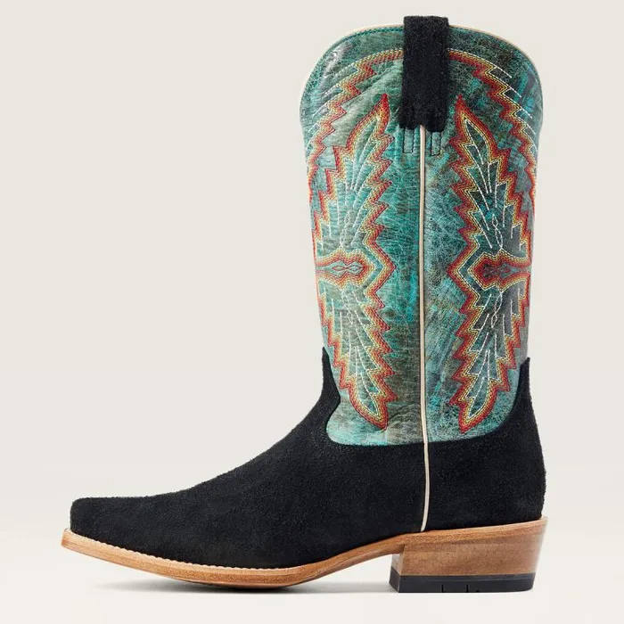 Men Western Boots Ariat Futurity Showman Western Boot Black Roughout Men Western Boots Ariat Futurity Showman Western Boot Black Roughout