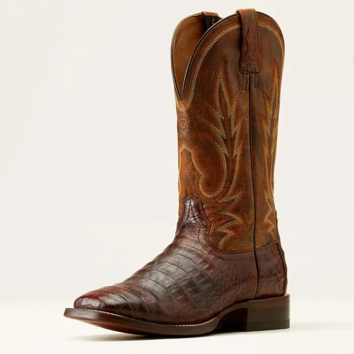 Men Western Boots Ariat Gunslinger Cowboy Boot Dark Amber Caiman Bellyhotfire Rust Men Western Boots Ariat Gunslinger Cowboy Boot Dark Amber Caiman Bellyhotfire Rust