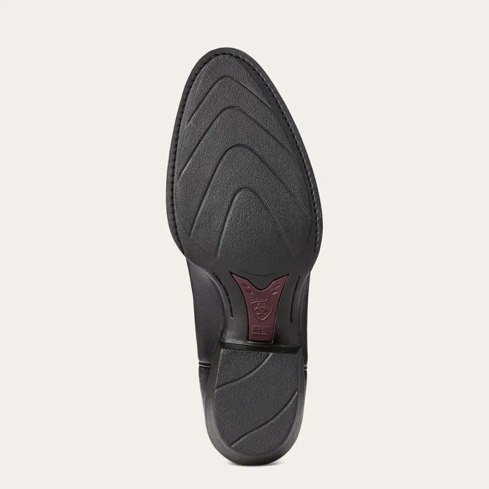 Men Western Boots Ariat Heritage R Toe Western Boot Black Deertan Men Western Boots Ariat Heritage R Toe Western Boot Black Deertan