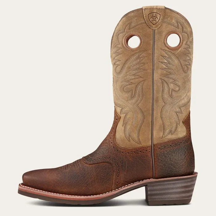 Men Western Boots Ariat Heritage Roughstock Western Boot Earth Men Western Boots Ariat Heritage Roughstock Western Boot Earth