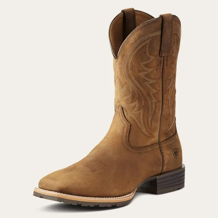 Men Western Boots Ariat Hybrid Rancher Western Boot Distressed Brown