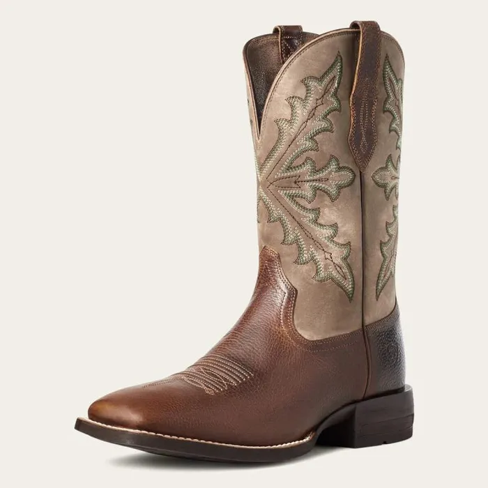 Men Western Boots Ariat Qualifier Western Boot Champ Brown